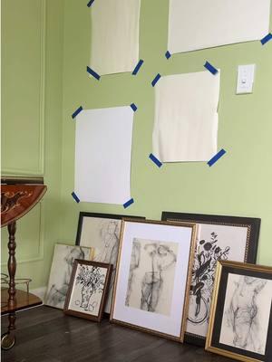 The main thing I remember about this art class was that I was terrified of my professor! But whatever he did must have worked because I have no idea how I used to draw like this?  #homedecor #artwork #gallerywall #artschool #ucf #figuredrawing #charcoaldrawing #vintage #frames 