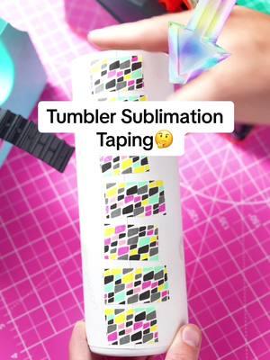 Lets talk about tumbler taping🤔 This is my prefered way of taping and what ive stuck with for a while now. No need to change your current routine if you dont want to. As always using the Trident Tumbler Tool and I higjly suggest it to thise who may need a little extra help getting tight wraps👌 Thanks for wtaching!😁 #sublimationtutorial #tumblersublimation #tumblermaker #tumblermakersoftiktok #sublimation #sublimationdesign 