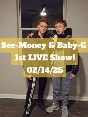 See-Money & Baby-G 1st LIVE Show: LOVE 4 HIP-HOP! Feb 14th 7pm-9pm at Sweetwater Center for the Arts, Sewickley, PA 15143. Tickets on sale now at  Eventbrite.com search "Love 4 Hip-Hop" LIMITED $10 tickets available now! #love4hiphop  #live #show #hiphop #rap #seemoney #babyg #pittsburgh #fyp #fypシ #fypシ゚viral #fypage #foryoupage #foryourpage #foru #like #me #follow #mylife