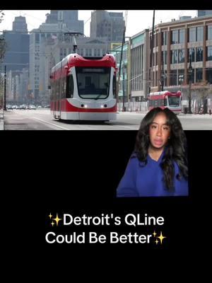 Now that the QLine is under new management, I think it's really got a chance to serve people better! #publictransportation #urbanplanning #citydesign #downtowndetroit 