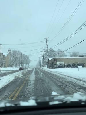 Roads weren’t too bad after work, but all this is gonna FREEZE tonight😬 #lifeofem #em_in_mem #winterstorm2025 