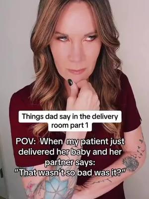 Yep, I’ve heard this one more times than I can count. I feel like ducking and running. I wouldn’t blame her if she threw something. How about your partner? ANything good to share? #postpartumjourney #postpartumdepression #postpartumrage #postpartumweightloss #momlifebelike #intrusivethoughts #labornursemama #mombelly #postpartumdoula #postpartumhealth #takebackpostpartum #thisispostpartum #fourthtrimester #iteachfourth