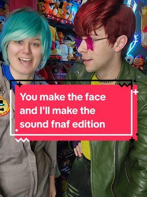 This was really fun to do with Monty! 😂😂 #youmaketheface #trend #challenge #viral #fyp #maketheface #makethesound #fnaf 