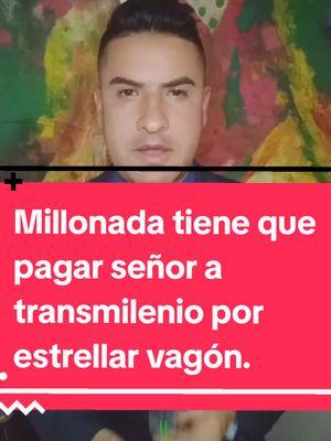 Millonada que tiene que pagar señor que estrelló vagón de transmilenio.  Un tremendo susto se llevaron los usuarios de la estación El Perdomo, del sistema de transporte público TransMilenio, cuando repentinamente un vehículo tipo camioneta chocó bruscamente contra un vagón. El hecho se registró el pasado jueves, 9 de enero, en horas de la noche sobre la Autopista Sur, en la localidad de Bosa. Por fortuna, en el momento del choque no estaba pasando ningún biarticulado, lo que evitó que las consecuencias fueran peores.  En adición, ninguna persona resultó lesionada pese a que varios usuarios se movilizaban por la estación. En cuanto a la camioneta implicada, de color gris, quedó completamente destrozada en la parte delantera y todos los vidrios de las ventanas se quebraron, mientras que la estructura de la parada no sufrió daños mayores.  ¿Quién era el conductor del vehículo? Cuando los organismos de emergencia, ambulancias y agentes de la Policía de Tránsito arribaron al lugar para atender la situación, se percataron que la persona que conducía el vehículo no estaba. Aparentemente, tras el siniestro, abandonó el carro y se dio a la fuga. Hasta el momento se desconoce su paradero y las autoridades están investigando los móviles detrás del hecho. Según la ley 1801 de 2016 se le iniciará un proceso verbal abreviado por el cual se le juzgará por comportamientos contrarios a la convivencia y la competencia es por parte del inspector de policia, determinar los daños causados a la empresa transmilenio y la reparación de los mismos, puede iniciarse de oficio o a petición de parte. Contra el presunto infractor. Requieres asesoría jurídica contáctame WhatsApp en mi perfil. #transmilenio #daños #vagón #delito #ley 