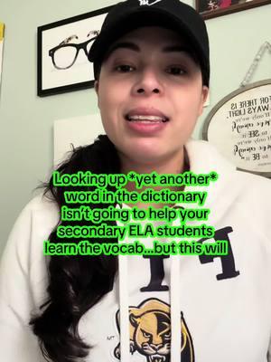 Let 2025 be the year you finally feel peace and flow in your secondary ELA classroom - The year where you finally feel like you know WTF is going on and have a solid game plan, instead of constantly scrambling for something new that might stick. #teachertok #highschoolteacher #englishteacher #highschoolela #teachertips 