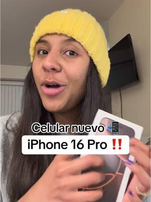 Estoy recibiéndome nuevo camarógrafo/a 📸‼️#iphone16pro #iphone #nuevoiphone16promax #celulardañado #celularnuevo 