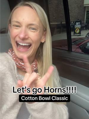 TEXAS! FIGHT! Time to prove everyone wrong 🤘🏻🏈 AGAIN. Let’s go Horns! @Goodyear Cotton Bowl Classic @Texas Football #cottonbowl #ncaaplayoffs #texasfootball #texaslonghorns #hookemhorns🤘 #texasfight #utaustin 