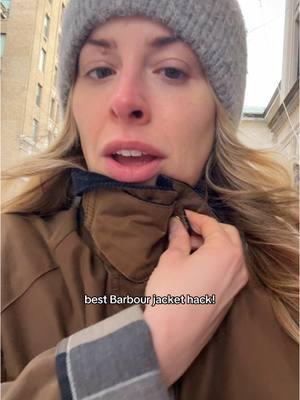 this Barbour hack is the best thing I’ve learned on TikTok. #TikTokTaughtMe #barbour #barbourjacket #winter #winterfashion 