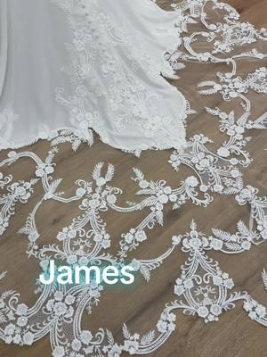 We have new private label gowns in and the trains are stunningggg 🥰 Which would you choose for your wedding dress? #KimberlyJamesBridal #bridetobe #bridalgown #bridaltiktok #weddingtiktok #accessories #philly #phillytiktok #philadelphia #phillybrides  