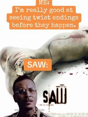 I’ll never forget the first watch of Saw! I was legit shook! #😂😂😂 #saw #twist #horrortok #rememberthe80sand90s #nospoilers 