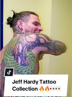 Replying to @bruh123 The Goat! Jeff Hardy’s collection is legendary! Shoutout @J-DUB for paying homage to the legend. #jeffhardy #jeffhardywwe #hardyboyz #inkednba 