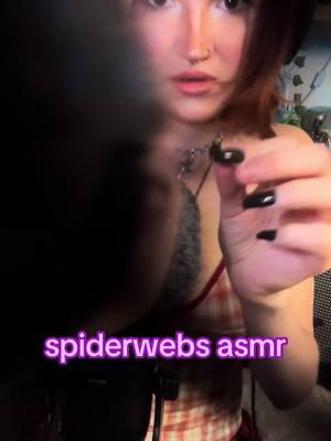 spiderwebs! #asmr #soothingsounds #spiderweb #spiderwebasmr #fyp #foryou #foryoupage 