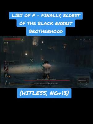 screw this gank fight. #fyp #foryoupage #viral #soulslike #souls #gaming #liesofp #bossfight #boss #eldest #blackrabbitbrotherhood  #nodamage #newgameplus13 #parry #perfectguard #twodragonssword 