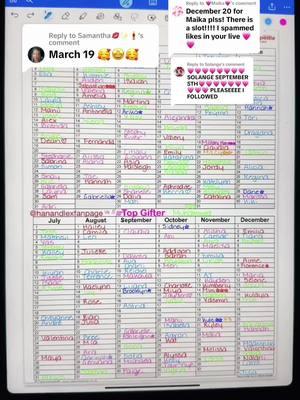 Replying to @Solange we go life daily! Join the live to be next on the calendar🎂🎱🍒 ##1##teamwork##400k##livehighlights##LIVEFest2024##birthdaycalendar##live##fyp##birthday##viral##partyonandon##teamworkgirls##names