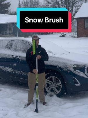 If you live anywhere that doesn’t get any snow, consider yourself lucky.  #Indiana #Snow #Brush #Scraper #Extendable #IHateSnow #Fyp #SnowBrush #TikTokShop #TikTokShopFinds 