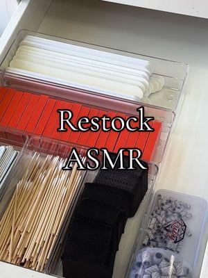 Who doesn’t enjoy an asmr video? 🫶🏼 . . . . . #asmr #asmrsounds #asmrvideo #asmrtiktoks #asmrrestock #asmrrestocking #nailasmr 