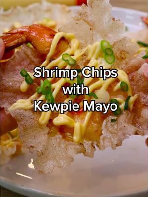 Snack time just got better! 🍤✨ #kewpiemayo #asianrecipe #shrimpchips #quicksnack