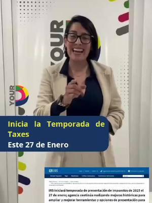 Inicia la TEMPORADA DE TAXES 2025!🔥🔥 el IRS anunció que el día 27 de Enero comenzarán a recibir de manera E-file la declaración de los contribuyentes💸💸💸 prepárate para recibir el mejor reembolso con nuestra ayuda💵💵Comunícate ya mismo 📲#irs #taxe #taxes #impuestos #2025 #taxeseason #inmigrantes #immigration #declaracion #finanzas #finanzaspersonales