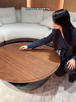 If you’re looking for a designer solid wood coffee table, this is it! With unique walnut grain, rich tones, and a smooth, rounded tabletop, it’s minimalist yet exudes a sense of luxury! #furniture #furniturefactory #italianfurniture #coffeetable