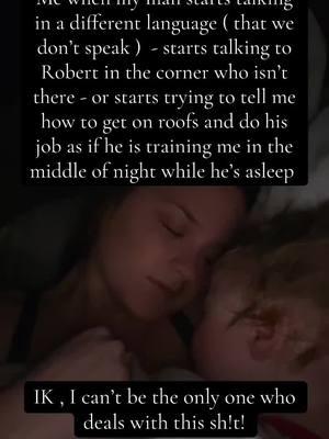 and if you think I am just gonna lay here and let him gabber on, you got the wrong one…. ain’t no way I’m fixing to just lay here and let it happen …. Robert ain’t there, hush up! Got me sleeping with one eye open around here😂😂😂😂 #MomsofTikTok #girlfriend #sleep #sleeptalk #sleeptalking #sleeptalker #helpme 