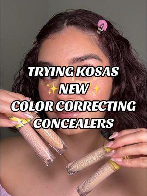 what do we think? 🫣 #acnemakeup #acneproneskin #makeupfortexturedskin #texturedskin #texturedskinmakeup #colorcorrection #kosas #kosasconcealer 