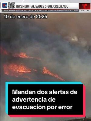 Temprano el viernes por la mañana, el Departamento de Bomberos del Condado de Los Ángeles envió una alerta de evacuación.⁠ ⁠ Desde entonces, el condado ha emitido una disculpa por el error y dijo que están trabajando con FEMA para investigar el problema.⁠ ⁠ Esto ocurre un día después de que se enviara otra alerta de advertencia de evacuación por error en todo el condado de Los Ángeles.⁠ ⁠ Kevin McGowan, director de la Oficina de Gestión de Emergencias del Condado de Los Ángeles, habló con NBC4 el jueves para explicar qué salió mal.⁠ ⁠ #Telemundo52 #incendio #LosAngeles #SantaAnaWinds #PacificPalisades #Altadena #WestHills #evacuation #evacuationwarning #alert #LACountyFire 