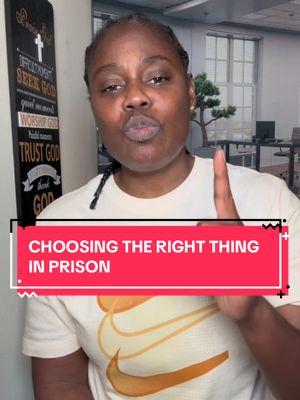 The hardest decision I had to make during my 27yrs. In prison #toughdecision #prison #prisontiktok #mistakes #dangerouswoman #lifelessons #freedom 