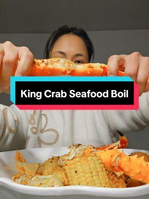 Another King Crab Seafood Boil! #kingcrabseafoodboilmukbang #kingcrabseafoodboil #kingcrablegs #kingcrab #kingcrabmukbang #seafood #seafoodboil #seafoodmukbang #rushie035 #fyp #umumpopgurls #pinayinusa🇵🇭🇺🇸 