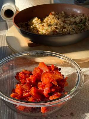 Let's cook Filipino Tocino & Garlic Fried Rice ✨ #tocinofilipino #filipinofood #filipinostyle #filipinotiktok #filipinosoftiktok 