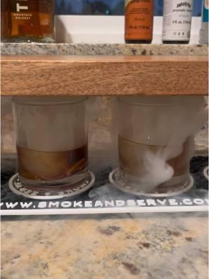 Cherry Smoked Old Fashions while watching our Longhorns🤘🏻thanks so much @Smoke & Serve the smoke upped my old fashion game! Get 15% off using code: sarahdiann      #oldfashion #bartender #cocktail #smoke #smoker #cocktailrecipe #friday #weekendvibes #longhorns #ncaafootball #football #whisky #smokeandserve 