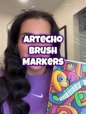 Artecho dual markers! Love These! 😍 #artecho #art #acrylic #acrylicpens #paintpens 