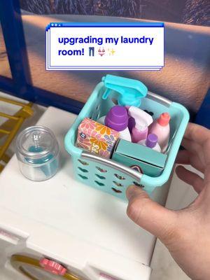 setting up my laundry room! 👙👖 #setup #asmr #miniature #miniatures #laundry #laundrytok #americangirl #americangirldoll #agdoll #dollhouse #satisfying #oddlysatisfying #fypシ゚ #fypシ゚viral #viral #asmrsounds #asmrvideo 