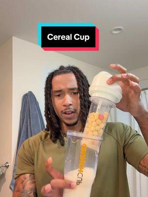 Cereal on the go with EASE  #tiktokmademebuyit #tiktokmarketplace #crunchcup 