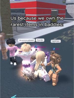 us because we own the rarest items in baddies #baddiesroblox #robloxbaddies #baddiescheckmark #moppingpeopleinbaddies #baddies2v1 #kittypurse #spikedhalloweennightmarepurse #nightmarepursebaddies #spikedknuckles 