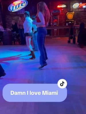 Stepping to the beat of the 305 💃🏼🌴 #DamnILoveMiami #LineDanceVibes #PitbullEnergy @getgused  🎥 @Sky 