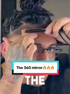 The 360 mirror🔥🔥🔥#360mirror #ovalshape #titokusa #TikTokShop #mirror #hairtok #haircut #haircuttransformation 