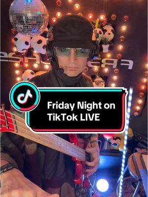 Friday night on #TikTokLIVE #bassistsoftiktok #tiktokbassist #bassguitartiktok #bassplayersoftiktok #bassguitar #bassplayer #tiktoklive_us @tiktoklive_us 