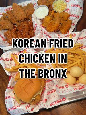 Korean Fried Chicken FINALLY arrives to the BX and in celebration, @Rokstar Chicken will be giving 10% off your order for ALL their locations just by mentioning MUSLIMFOODIES in-store or using MF10 on their website rokstarchicken.com for both pickup and delivery. This location is located at the 4th floor of the @bronxterminalmarket inside the @boogiedownfoodhall (next door to Food Bazaar). Don’t get lost like I did. 😊 There’s seating offered in the food hall for you to relax and enjoy your food. Chicken is machine-slaughtered. Beef dumplings are NOT halal. Separate fryer and space allocated for this. Rokstar Chicken 📍Inside Boogie Down Food Hall, 610 Exterior Street 4th FLOOR, Bronx, NY 10451 #halal #koreanfriedchicken #kfc #bronx #thebronx #thebx #koreanfriedchicken #koreanfood #nyc #halalfoodnyc #halaleats #halalrestaurants #halalfoodie #halalkoreanfood #nyceats #nycfood #nycrestaurants #nycfoodblog #eatingnewyork #bronxeats #foodblogger #explorenyc #halalfoodblog #halalfoodblogger #boogiedownbronx #nyceeeeeeats #eatingforthegram #muslimfoodies