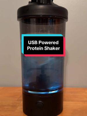 The exact blender I used isn’t on TikTok anymore, but the one I tagged looks better with more reviews.  This battery powered protein shaker handles powdered drinks without needing a blender. Obviously, if you are adding fruit or peanut butter, you’ll need a real blender, but this works well for powdered drinks. I'm using it with the @PEScience reds and greens and their select protein. Overall, it did a better job than I expected blending both. What do you think? #proteinshake #proteinpowder #postworkout #proteinshaker #drinkmixer #pescience 