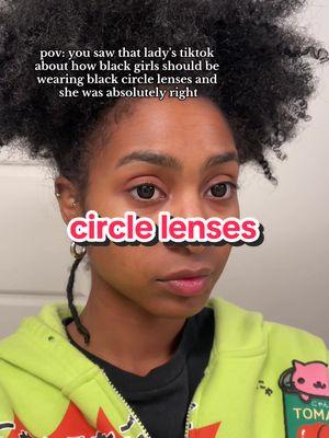 she told not a single lie! i get 5x more compliments now 🩷 i get mine from @PinkyParadise code anjeez10 #circlelenses #circlecontacts #pinkyparadise #pinkyparadisecontacts #pinkyparadiselenses #contactlens #blackgirlmakeup #blackgirlbeauty #fashionwithanjie 