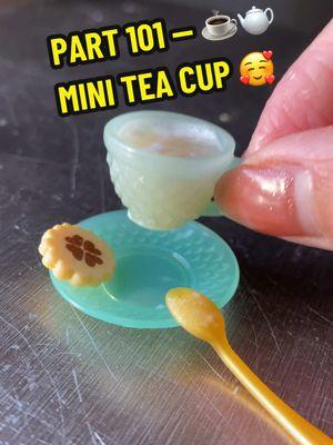 Replying to @alesmain NEED A WHOLE SET OF THESE TO TRUE A TEA PARTY 🫖☕️ @Miniverse #miniverse #makeitmini #miniversemakeitmini #mini #teacup #asmr 