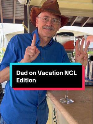 Dad went on a vacation without me… #dadsoftiktok #dadmoves #dad #dadontiktok #dadonvacation #dadonvacationmode #drinkcount #norwegiancruise #norwegiancruiseline 