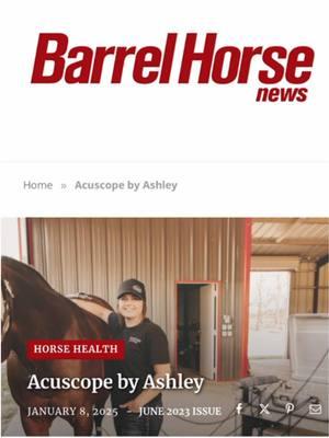 We all have a story. It’s what we do with it that counts ♥️ Thank you @barrelhorsenews_official for the #reposts #acuscopebyashley #performyourbest #builtnotbought #setthepace #2025 #barrelhorsenews #BHN #hatersgonaahate 