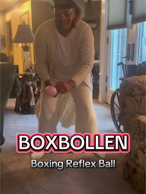 What am I doing? #fun #workout #boxing #reflexball #DIY #womenover50 #amazonfinds #newthings #funthings 