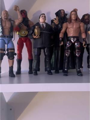 🤷🏻the wrestling room is coming along nicely #ultimateedition #mattel #WWE #figurecollector #wwefigures #nwo #wolfpack #wcw #raw #attitudeera #fyp #stonecold #therock #theundertaker #wwf #tripleh #kane #mickfoley 