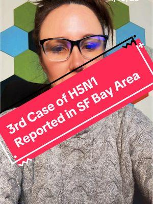 #H5N1 found in a 3rd child in the San Francisco Bay Area.  As of today 3 counties have reported an H5N1 infection in the last 4 months.  Person to person spread has not yet been seen, immediate risk to the public remains low.  #sf #sfbay #sfbayarea #birdflu #influenza #flu #fluvaccine #flushot #h5n1virus🦠🦠🦠 