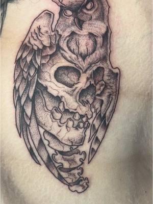 #tattoo #tattoos #tattooed #tattooedmen #ink #inkedup #inkedmen #owl #owltattoo #skull #skulltattoo #ribtattoo #blackandgrey #blackandgreytattoo #blackandgreytattoos #blackandgreytattooartist #tattooartist #tattoolover #fyp #fypシ #fypシ゚viral #fypage #for #foryoupage #foryourpage 