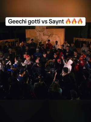 Geechi gotti vs Saynt elite battle #battlerap #hiphop #rap #fyp #geechigotti #saynt #raptok 