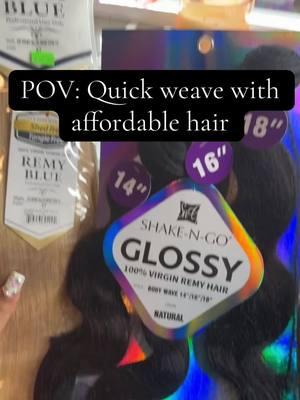 Affordable quick weave #hair #quickweave #gluein #quickweavetutorial #beautysupply #beautysupplystorehair #chicago 