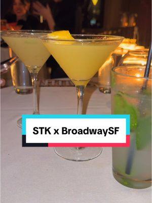 This STK and BroadwaySF partnership lets you enjoy a 3 course dinner and have plenty of time to watch an evening showing of Some Like It Hot on Broadway #ThingsToDoInSF #BroadwaySF #STK 